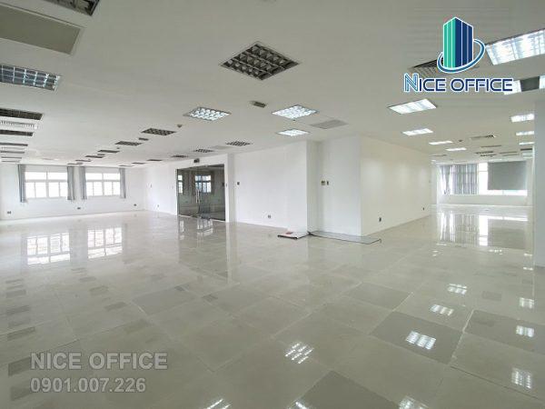 Diện tích 319m2 điển hình tại tòa nhà Báo Nhân Dân Building