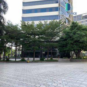 Công viên tại tòa nhà Bluesky Office Building quận Tân Bình