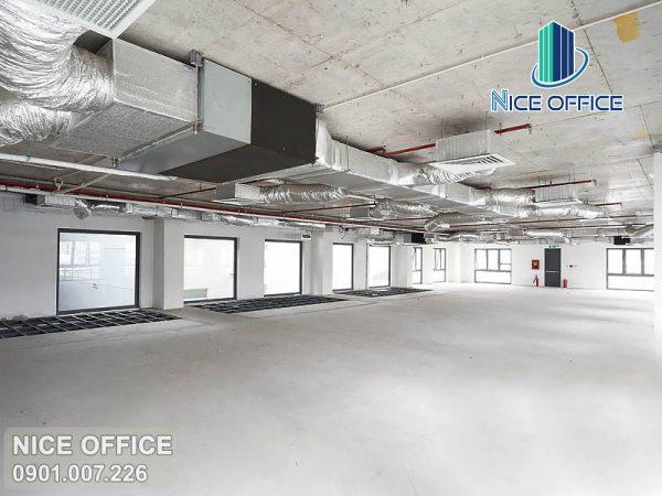 Diện tích cho thuê văn phòng DAG Tower quận 1