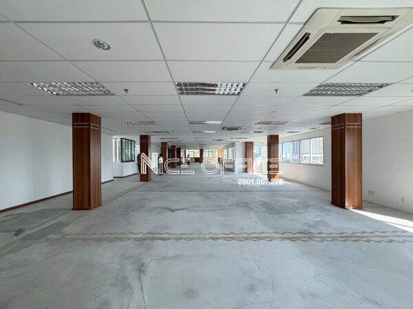 Diện tích trống cho thuê thực tế tại tòa nhà Norch Office Building