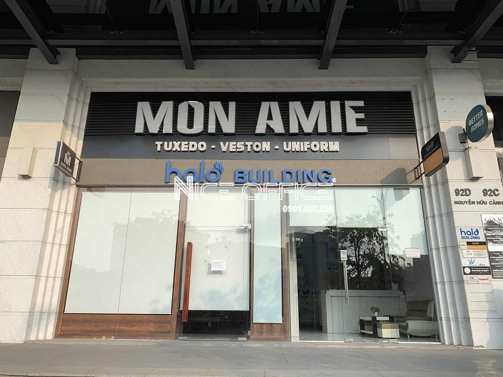 Mặt tiền toà nhà Halo Building Nguyễn Hữu Cảnh