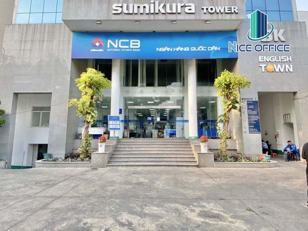 Mặt tiền tòa nhà Sumikura Tower