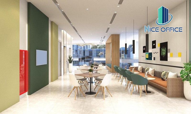 Khu vực tiếp khách chung tại tầng trệt tòa nhà Su17 Building