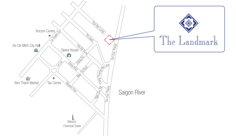 Địa chỉ tòa nhà văn phòng cho thuê The Landmark Tower - Quận 1