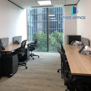 Phòng làm việc riêng 4 chỗ tại văn phòng trọn gói Friendship Tower