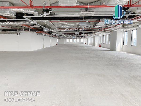 Diện tích trống cho thuê nguyên sàn tại tòa nhà Lim Tower 3