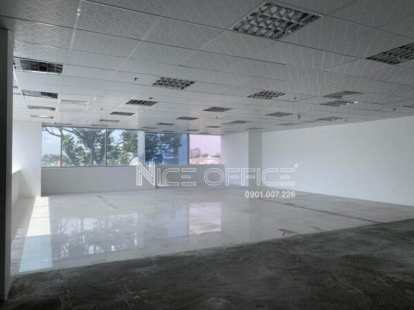 Diện tích trống cho thuê view mặt trước tại tòa nhà Thiên Nam Building