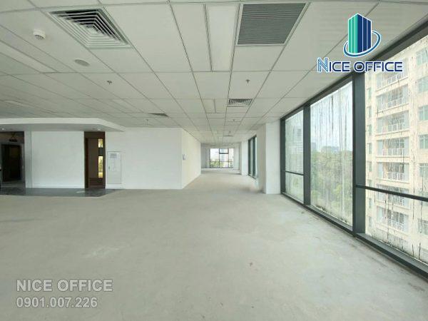 Diện tích trống điển hình tại tòa nhà Pearl 5 Tower