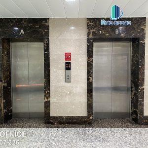 Hai thang máy tốc độ cao tại tòa nhà Nguyễn Lâm Tower