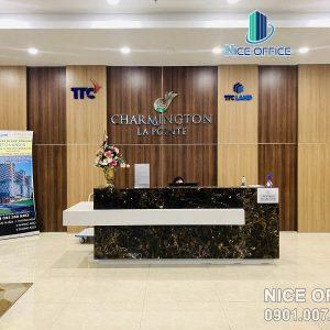 Lễ tân tại tòa nhà Charmington La Pointe quận 10