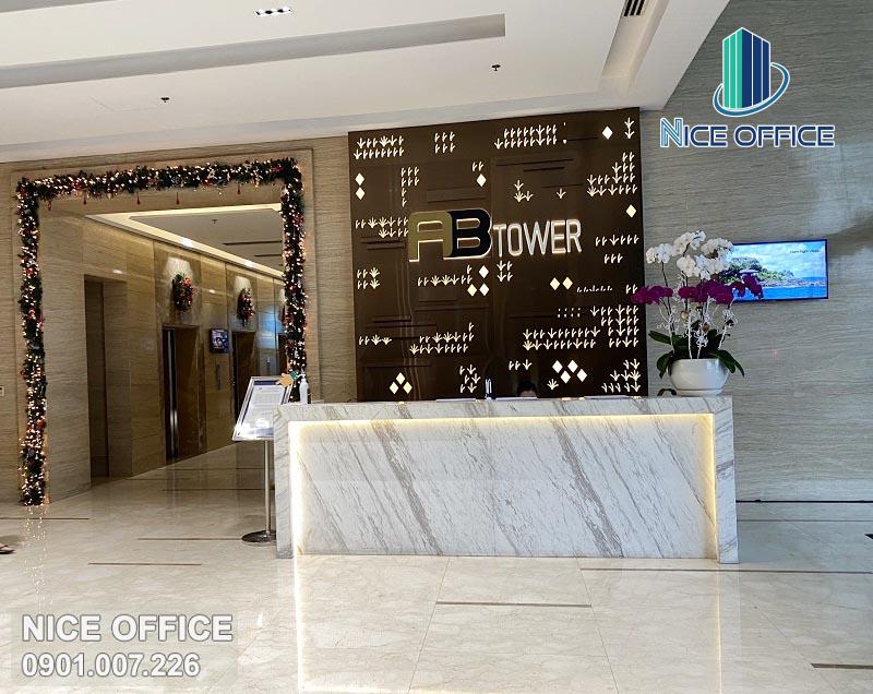 Lễ tân tại văn phòng cho thuê AB Tower quận 1