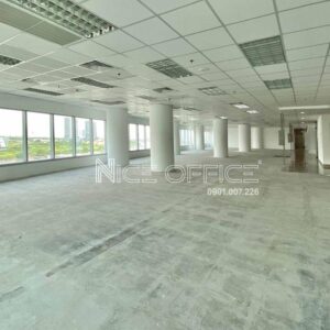 Mặt bằng trống cho thuê view mặt trước tại tòa nhà Riverbank Place
