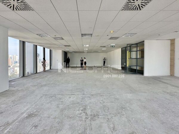Mặt bằng trống thực tế tại tòa nhà AB Tower