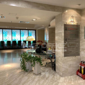 Sảnh đón khách tại tầng 12 tòa nhà PetroVietnam Tower