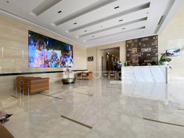 Sảnh đón khách tại tòa nhà AB Tower