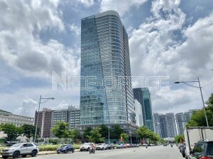 Toàn cảnh tòa nhà Victory Tower nhìn từ xa