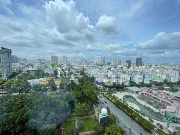 View công viên 23/9 nhìn từ tầng 19 tòa nhà AB Tower