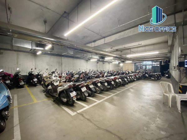 Hầm xe tại tòa nhà Đồng Nhân Building quận 1
