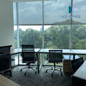 Phòng làm việc 4 chỗ tại văn phòng trọn gói Century Building