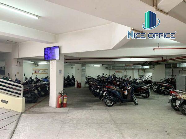 Hầm xe tại tòa nhà TSA Trần Huy Liệu