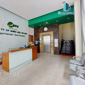 Sảnh tầng trệt tòa nhà SFC Building quận Phú Nhuận