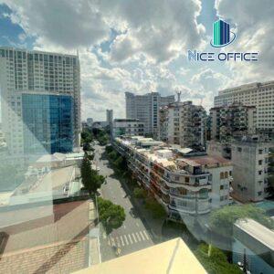 View nhìn từ tầng 8 tòa nhà Việt Thành Tower