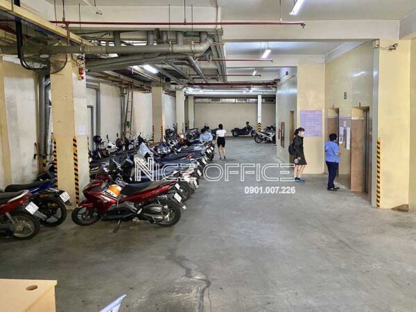 Hầm xe tại tòa nhà Artex Saigon Building