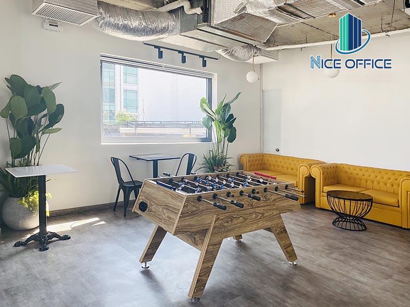 Khu vực tiện ích thư giãn sau những giờ làm việc căng thẳng