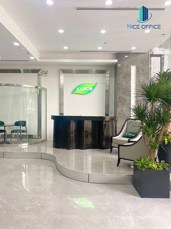 Quầy lễ tân văn phòng Kairos quận 1