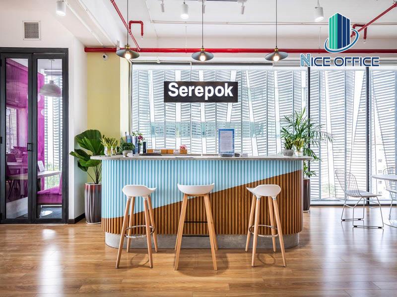 Khu vực lễ tân nhận thư từ, chuyển bưu phẩm, hỗ trợ thông tin khách hàng