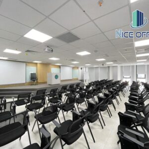 Phòng hội nghị cho thuê tại Cát Lâm Building với sức chứa tới 200 chỗ