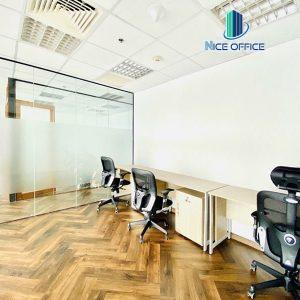 Phòng làm việc size 3 chỗ đầy đủ nội thất tại văn phòng trọn gói 5S TNR Tower