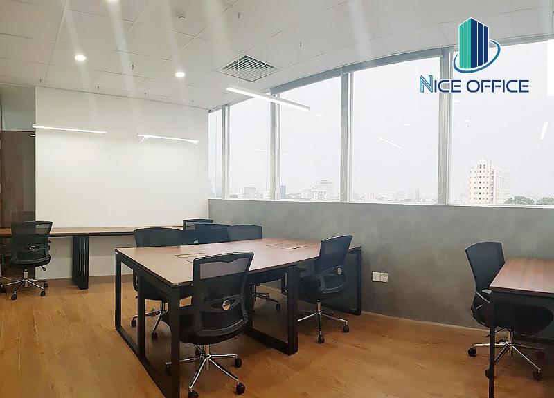 Phòng làm việc size lớn 7 chỗ tại văn phòng trọn gói giá rẻ quận 3 - Callary Building