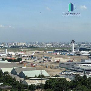 View sân bay Tân Sơn Nhất nhìn từ văn phòng trọn gói Republic Plaza
