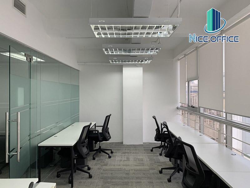 Phòng làm việc được trang bị đầy đủ nội thất tại tòa nhà Work Not Work Building