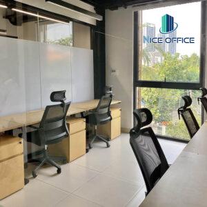 Phòng làm việc trọn gói tại Dreamplex Thảo Điền được trang bị đầy đủ nội thất