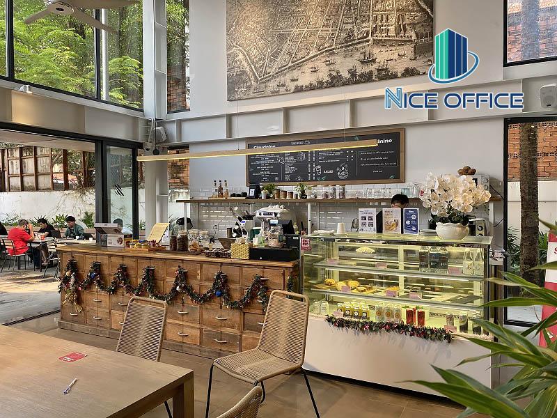 Tiện ích cafe tại tầng trệt Dreamplex Ngô Quang Huy, quận 2