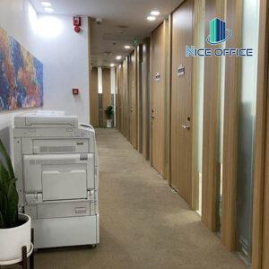 Lối đi chung tại văn phòng trọn gói CJ Tower