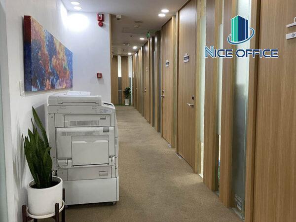 Lối đi chung tại văn phòng trọn gói CJ Tower