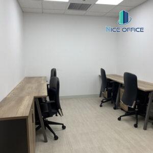 Phòng làm việc 4 chỗ tại văn phòng trọn gói CJ Tower