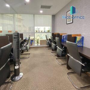 Khu vực chỗ ngồi cố định tại G Office - Saigon Trade Center