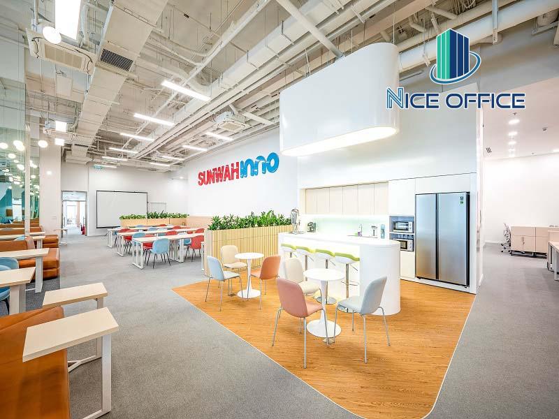 khu-vuc-pantry-tai-van-phong-tron-goi-sunwah-innovation-center Khu vực pantry tại văn phòng trọn gói Sunwah Innovation Center