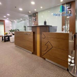Lễ tân tại văn phòng trọn gói G Office - Saigon Trade Center