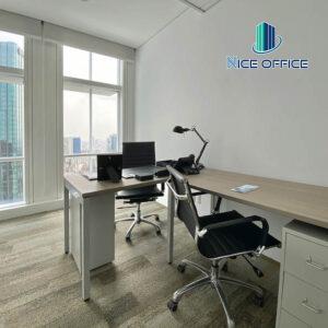Phòng làm việc 2 chỗ tại văn phòng trọn gói Vietcombank Tower