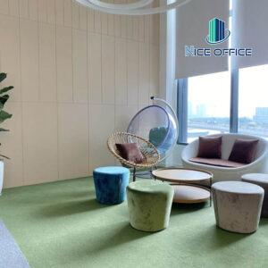 Khu vực chờ khi khách hàng đến giao dịch tại Sunwah Innovation Center