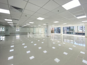 Mặt bằng trống thực tế tại tòa nhà Moza Building Phổ Quang