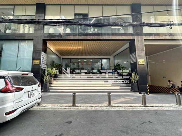 Mặt tiền tòa nhà Moza Building Phổ Quang, Tân Bình
