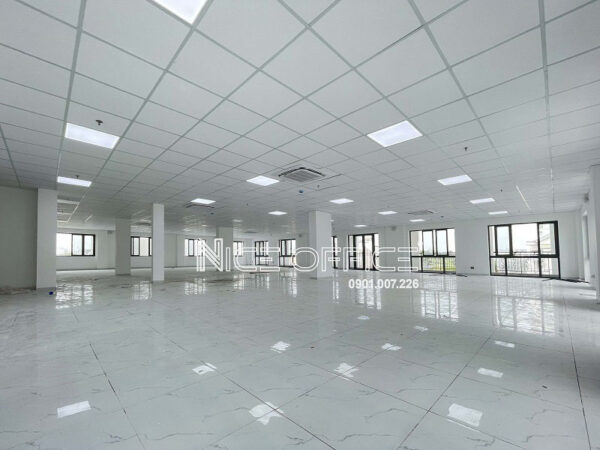 Diện tích trống nguyên sàn tại tòa nhà TSA Quốc Hương