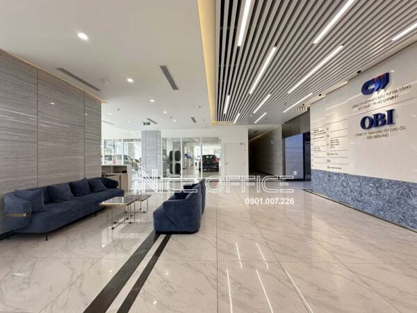 Khu vực đón và chờ khách tại tòa nhà CII Tower