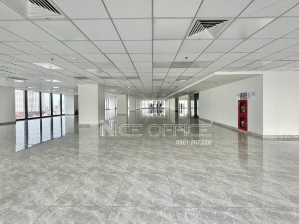 Mặt bằng trống nguyên sàn tại tòa nhà CII Tower